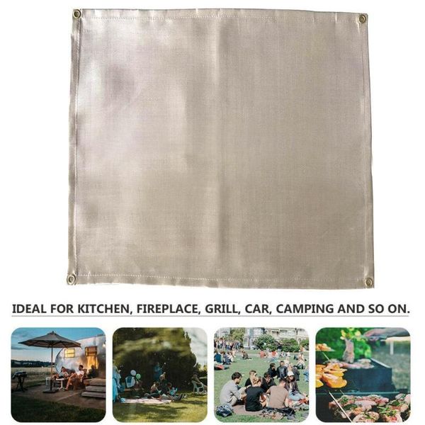 

1m sealed fire blanket home security combat shelter cover survival extinguisher emergency boat tent b3a2 outdoor pads