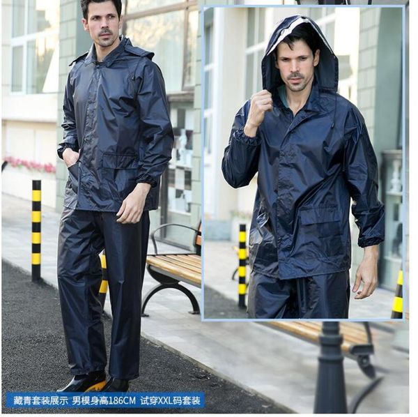 

raincoats 2sets separate raincoat suit fashion split pants