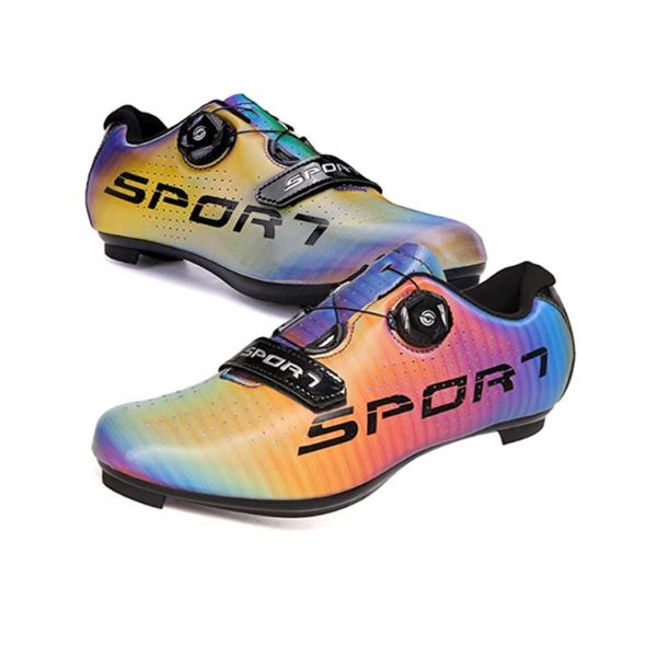 

cycling footwear cengyoo men's road bike shoes(included look cleats) women's indoor exercise shoes compatible with spd/spd-sl clea, Black