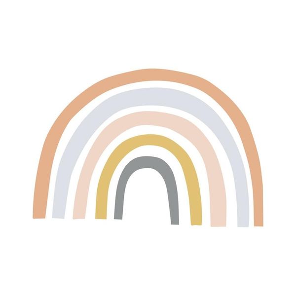 

wall stickers nordic love rainbow for children kids rooms decor art murals home decorative sticker diy wallpapers