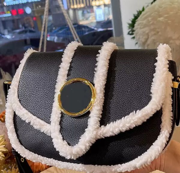 

[with box] pont 9 evening bags soft fur bag new leather cosmetic bags designers luxurys fashionbag wallet shoulder sac