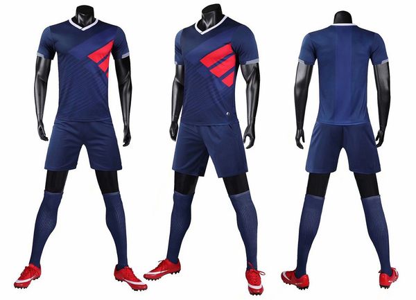 

55589custom diy wear green soccer jerseys suit men's match short sleeve training football shirt kit men sports uniform print number nam