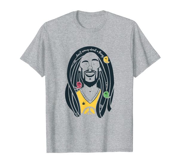 

marley rasta reggae graphic for bob lover t-shirt, White;black