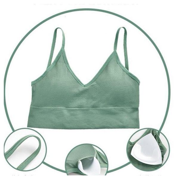 

seamless running yoga bra girl gym workout backless sport vest sports bras fitness women shockproof push up outfit