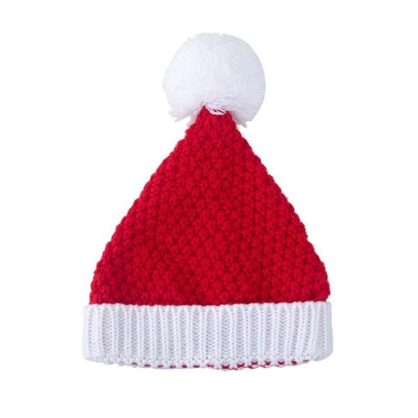 

women's christmas hat knitted woolen warm winter outdoor decor hats, Black;white