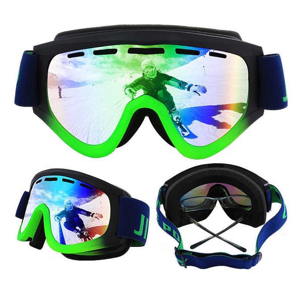 

children's mountaineering ski goggl, anti fog, wind and snow glass, keka myopia glass, White;black