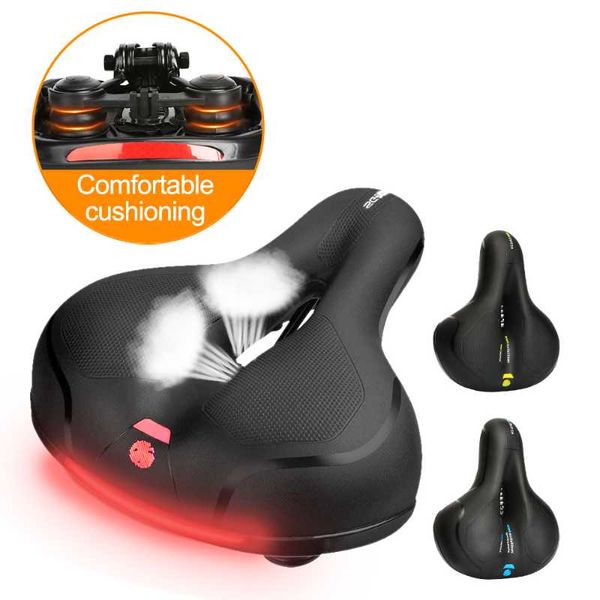 

bike saddles bicycle saddle seat big bumtb road cycle mountain gel absorber wide comfortable accessories