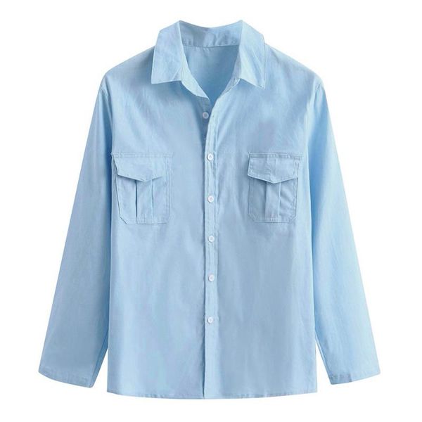 

men's casual shirts baggy cotton linen pocket solid long sleeve retro blouse simple drop, White;black