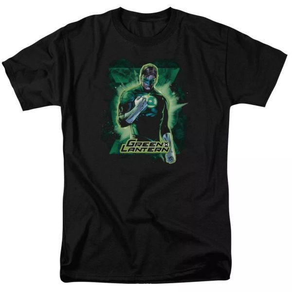 

justice league of america gl brooding t-shirt dc comics sizes s-3x new, White;black