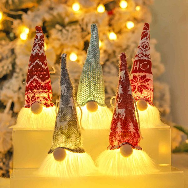 

new daily necessities illuminated old man forest man pendant christmas tree decorative props