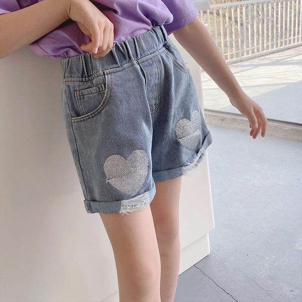 

children clothes summer girls shorts kids jeans short pants denim baby, Black