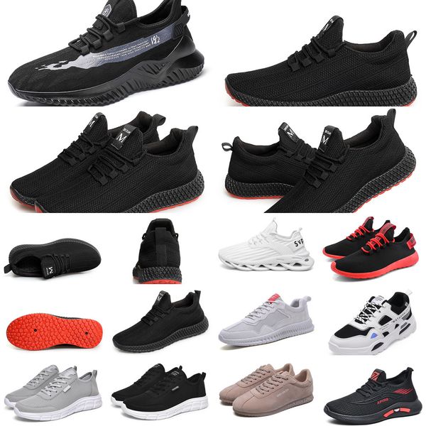 F5G0 Casual Koşu Ayakkabıları Rahat Erkekler Breathablesolid Siyah Derin Gri Bej Kadın Aksesuarları Kaliteli Spor Yaz Moda Yürüyüş Ayakkabısı 4