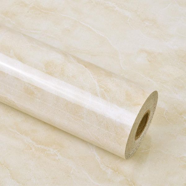 

wallpapers 60cm oil-proof waterproof marble wallpaper wall stickers pvc self adhesive bathroom kitchen cabinet backsplash home improvement