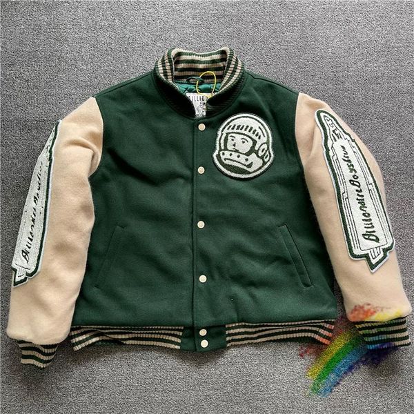 

men's jackets heavy fabric varsity baseball women men 1:1 quality clothing pu leather bomber coats, Black;brown