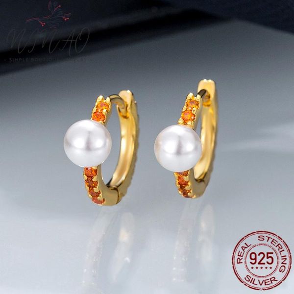 

hoop & huggie earrings for women original 1:1 mini cute gift 925 silver handmade jewelry, Golden;silver