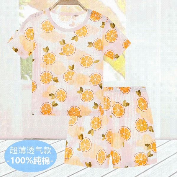 

clothing sets children's short-sleeved suit summer boys' baby cotton children clothes girls' shorts, White