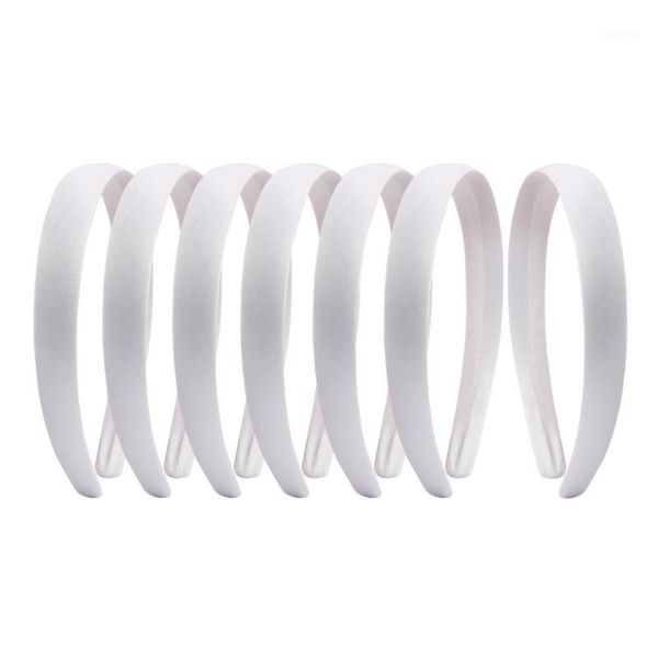 

10pcs 2cm candy color satin covered resin hairbands for women girls kids elastic solid hair bands diy tiara hoops1