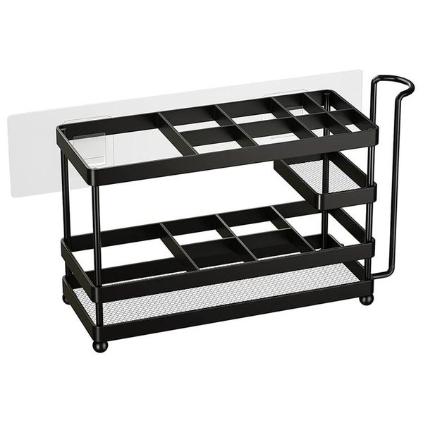 

kitchen storage & organization black toothbrush holder wall mounted for bathroom tooth brush apartment necessities