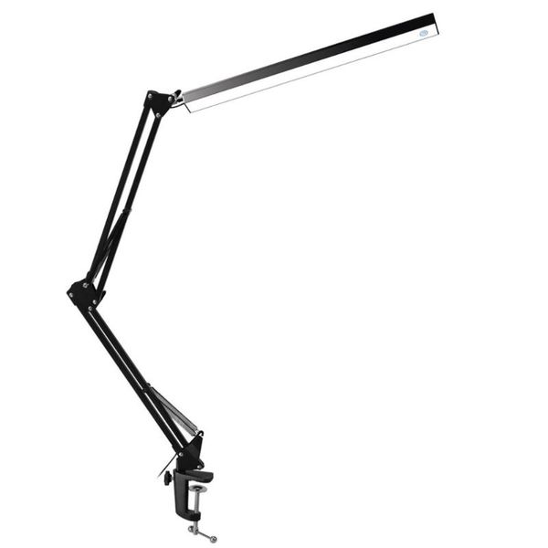 

table lamps led desk lamp folding clip-on usb long arm button aluminum alloy control dimmable eye protection light drop