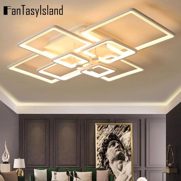 

ceiling lights white modern led chandelier for living room bedroom dining loft chandeliers with remote lighting fixtures
