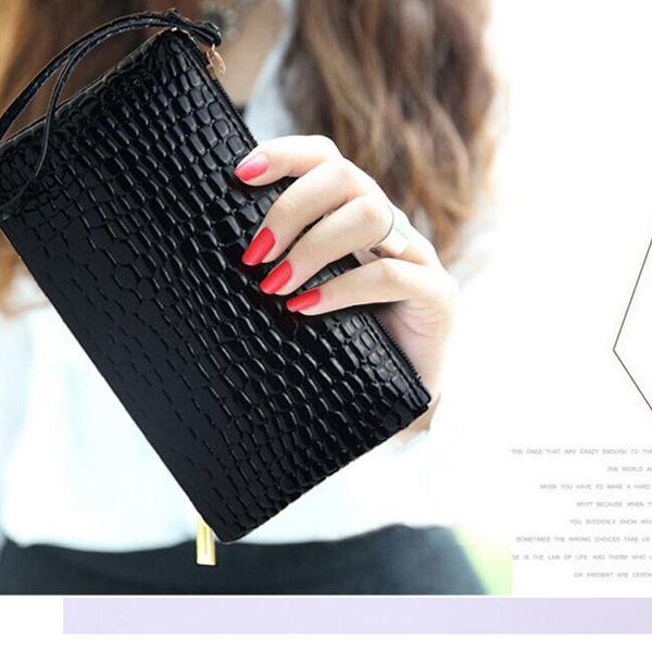 

wallets fashion wallet custom lady leather women travel with handle, Red;black