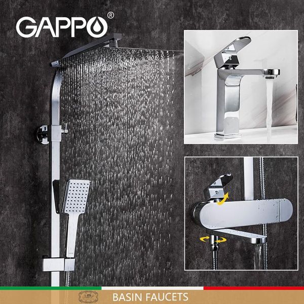 

shower system brass bathroom faucets and basin sets waterfall mixer taps