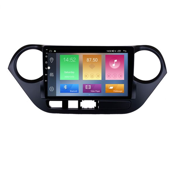 GPS Car DVD Radio Player para Hyundai I10 Grand 2013-2016 com WiFi Support Carplay OBD2 Aux 9 polegadas Android 10 Unidade principal