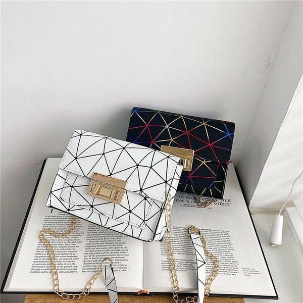 

evening bags fashion mini shoulder bag for women handbag and purses pu geometric rhombus small square female korean version designer