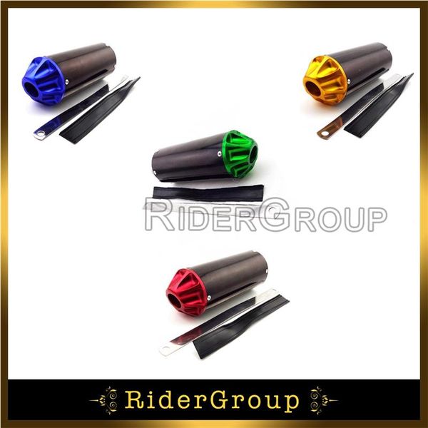 

motorcycle exhaust system muffler 28mm for chinese pit trail motor dirt bike crf50 xr50 klx ssr thumpstar lifan 50cc 70cc 90cc 110cc 125cc