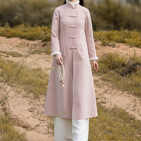 

cheongsam hanfu dress set chinese style clothing women oriental national tai chi clothing women vintage 2 piece tang suit 12037, Red