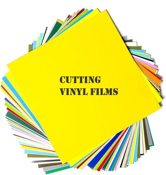 

sheets 12" x flat & waterproof stickers self-adhesive crafts films for cricut expressions signs cameo decor window