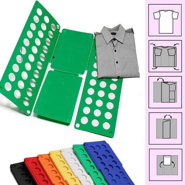 

clothing & wardrobe storage adjustable magic folder t-shirt jumpers organiser clothes quick folding board lazy laundry save time peg