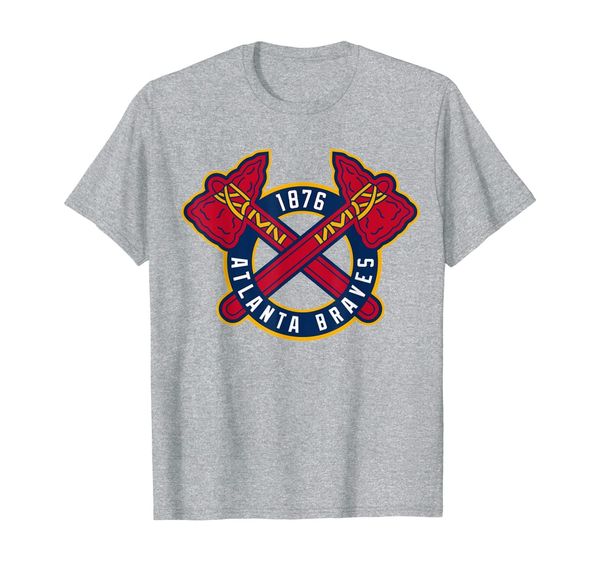 

vintage atlanta baseball logo t-shirt t-shirt, White;black