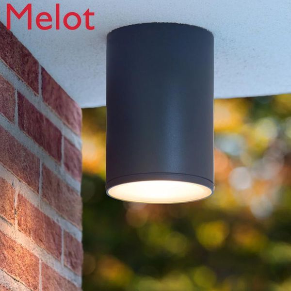 

candle holders outdoor led round surface mounted downlight spotlight villa courtyard aisle corridor light waterproof balcony ceiling lamp ar