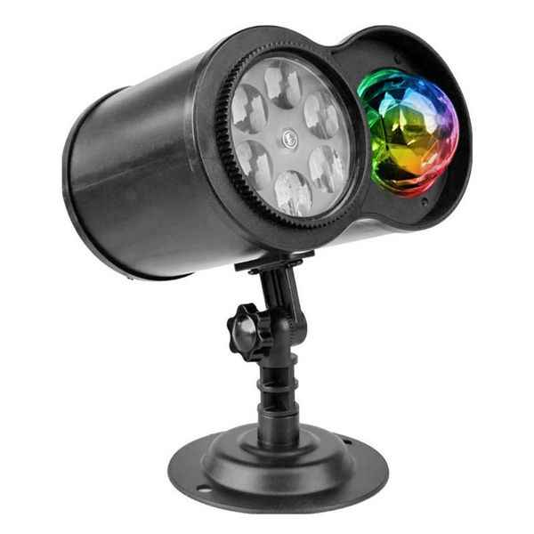 

double tube water wave pattern lights waterproof lamps wonderful 6w led projector remote christmas decoration for home lawn