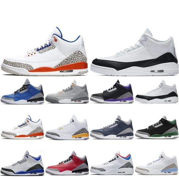 

fashion men pine green basketball shoes 3s blue cement cool grey court purple fragment knicks laser orange midnight navy seoul unc trainers