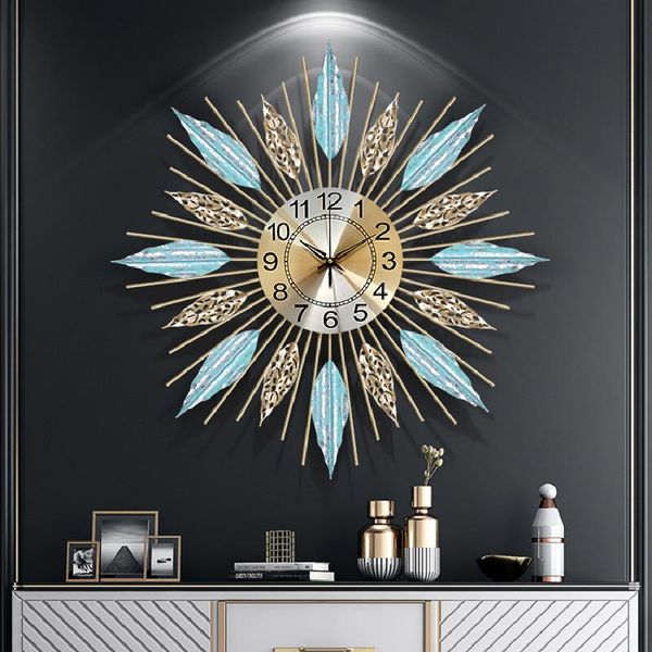 

large nordic wall clock creative clocks personality simple home decoration light luxury decorative