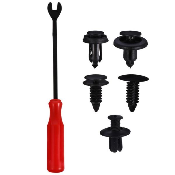 

safety belts & accessories 211 pcs auto fastener clip car body push retainer pin rivet