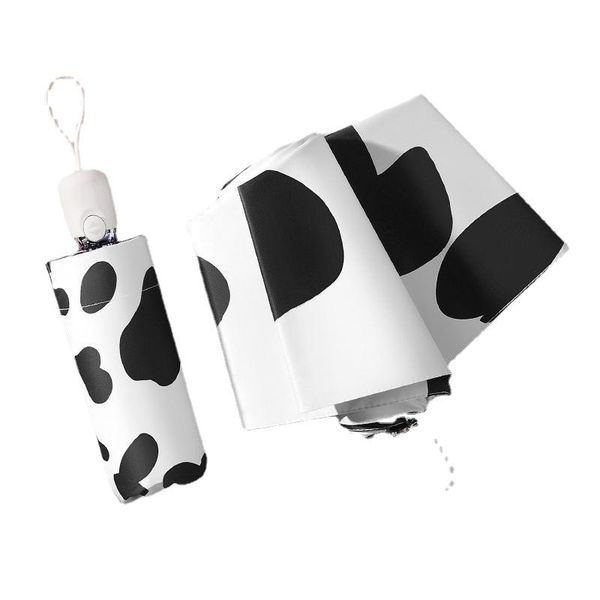 

umbrellas cute sun umbrella sunny and rainy dual-use women 's small portable five folding automatic