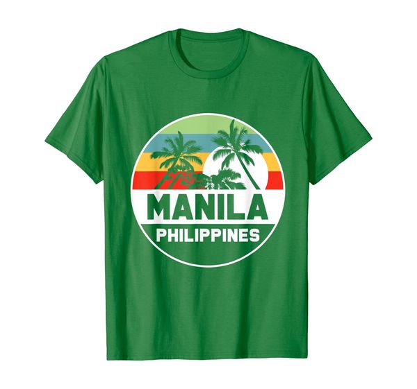 

manila filipino pinoy gifts philippines t-shirt, White;black