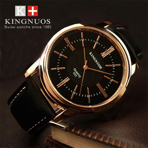 

wristwatches 2021 fashion luxury rose gold digital leather band mens womens quartz watch male clock for students orologio uomo, Slivery;brown