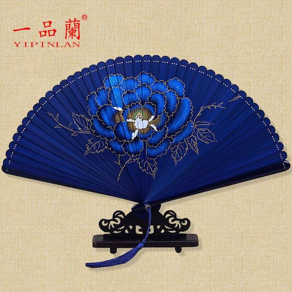 

other home decor chinese style classic bamboo fan japanese hanfu ancient foldable women's retro hollow small summer