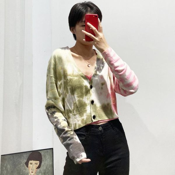 

women's sweaters 2021 autumn women sweater slim long sleeved cardigan abstract printing fashion x144, White;black