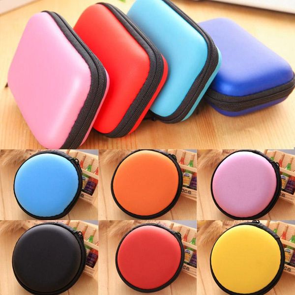 

storage bags hard case waterproof key coin holder box travel earphone bag sd card cable earbuds headphones
