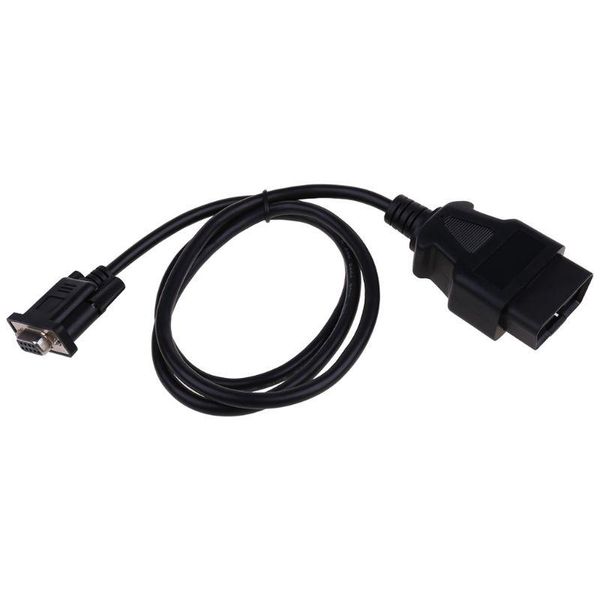 

universal obd2 16pin to db9 232 adapter cable car auto diagnostic interface 781b tools