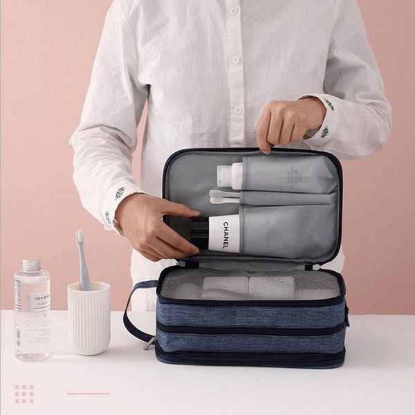 

multifunction cosmetic bag women toiletries organizer makeup bags waterproof female storage make up cases