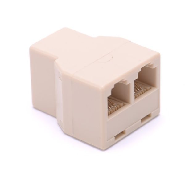 

rj-45 socket rj45 splitter connector cat5 cat6 lan ethernet splitter adapter 8p8c network modular plug pc lapcable contact