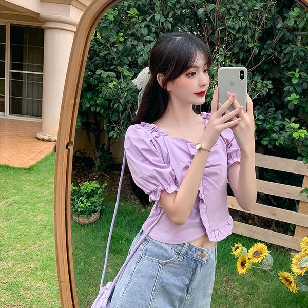 

women's blouses & shirts coigarsam 4xl plus size shirt womens summer women purple 9010, White