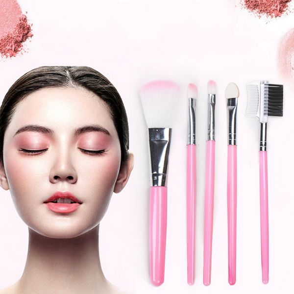 

5pcs professional makeup brushes powder eyeshadow eyelash cheek brush set cosmetic tool