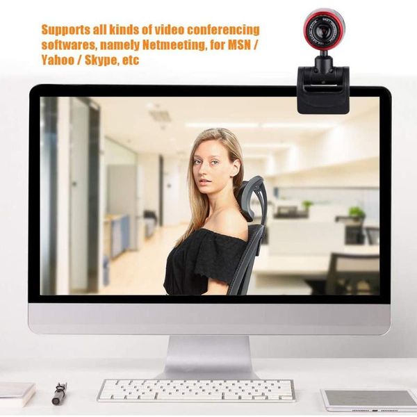 

usb 2.0 web camera live video high definition portable webcam with mic for household computer accessories webcams